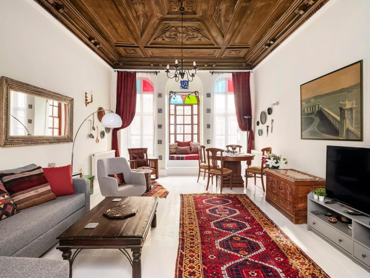 High Ceiling Authentic Historic Ottoman Home! #49 اسطنبول المظهر الخارجي الصورة